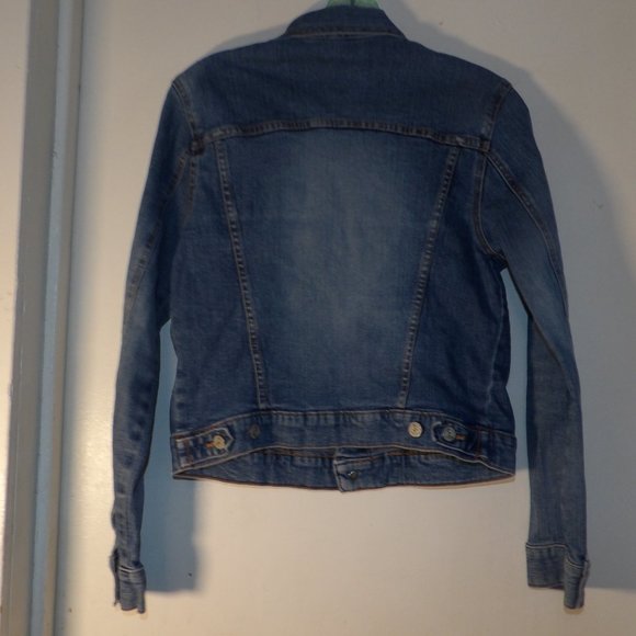 Vintage Nine Planet Denim Trucker Jacket Sz L ( Runs Small ) - Picture 5 of 6